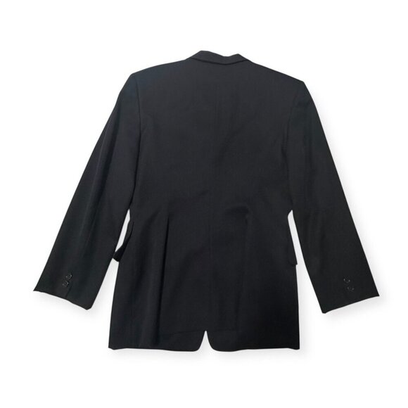 Vintage 90s Atsuro Tayama Blue Wool blazer Jacket, Size M - Picture 5 of 15